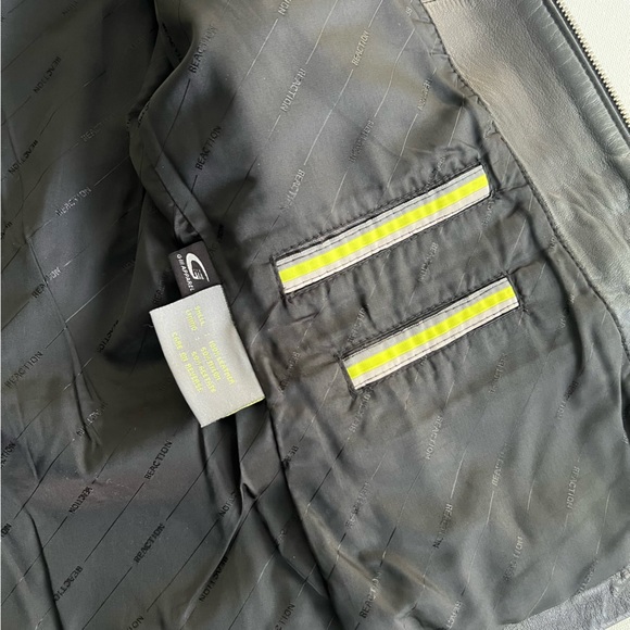 KENNETH COLE Genuine leather Moto coat - Picture 8 of 8